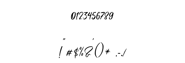 EsmetraldaFreePersonalUse Font OTHER CHARS