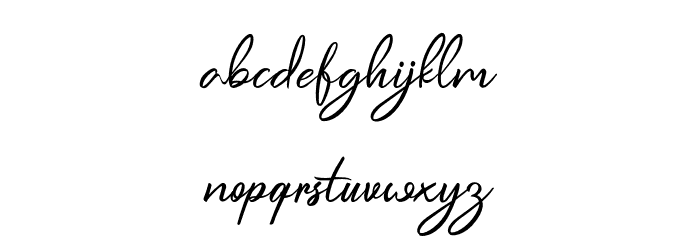 EsmetraldaFreePersonalUse Font LOWERCASE