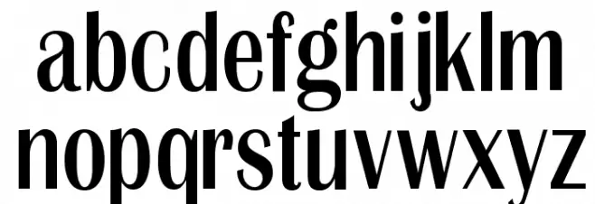 Esoterik خط أحرف صغيرة