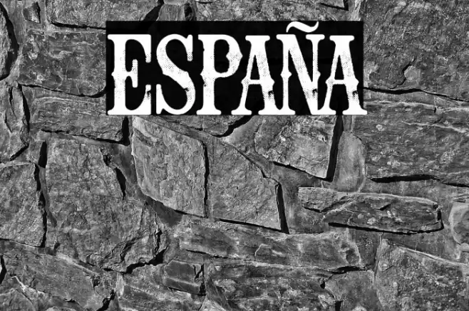 España Font examples
