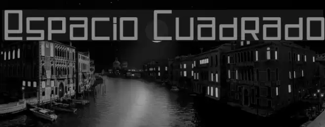 Espacio Cuadrado Font examples