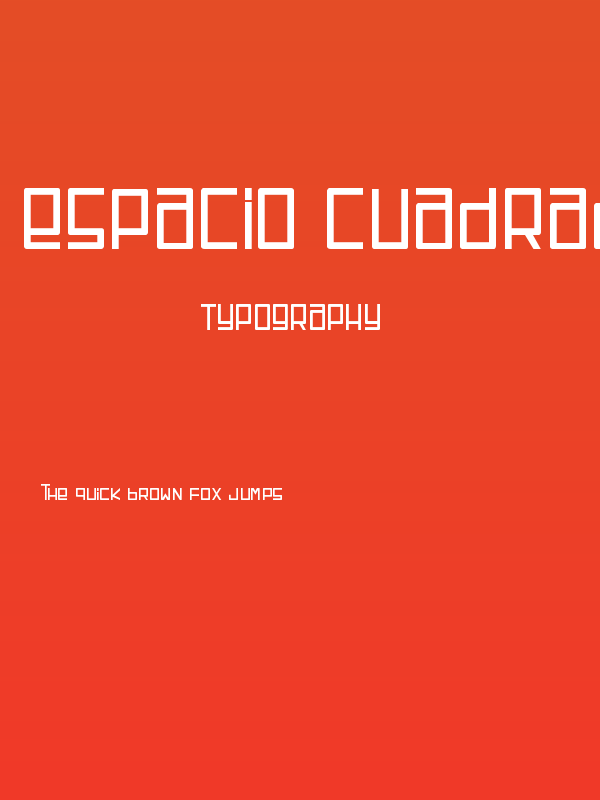 Espacio Cuadrado Poster