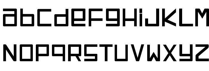 Espacio Cuadrado Font LOWERCASE