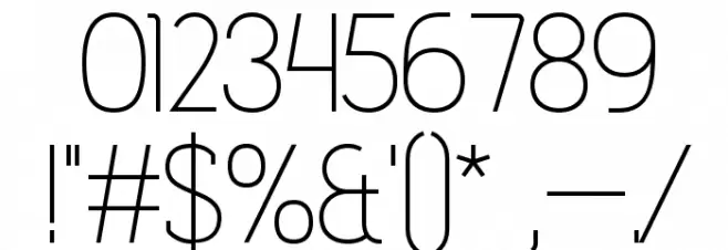 Espacio Novo Medium Font OTHER CHARS