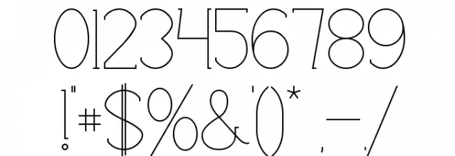 Espacio Font OTHER CHARS