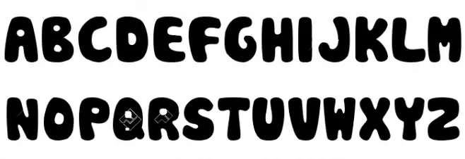 Especially Mine フォント 大文字