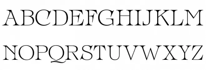 Espect Retro PERSONAL USE Regular フォント 大文字