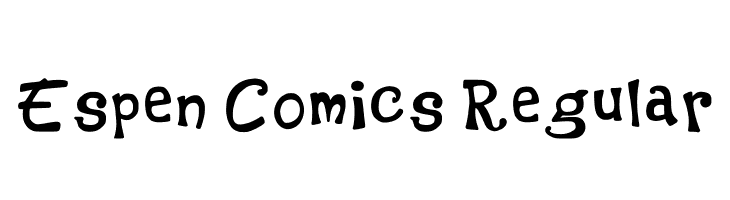 Espen Comics Regular Fonte