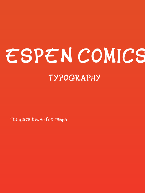 Espen Comics Regular Poster