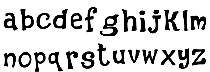 Espen Comics Regular Font LOWERCASE
