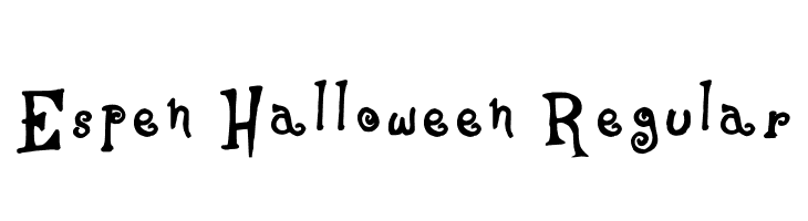 Espen Halloween Regular Шрифта