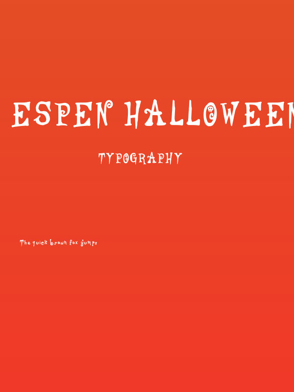 Espen Halloween Regular Poster