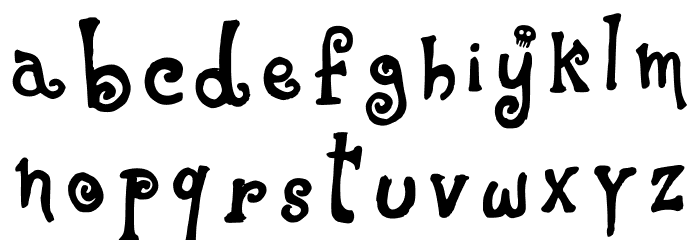 Espen Halloween Regular Fonte MINÚSCULAS