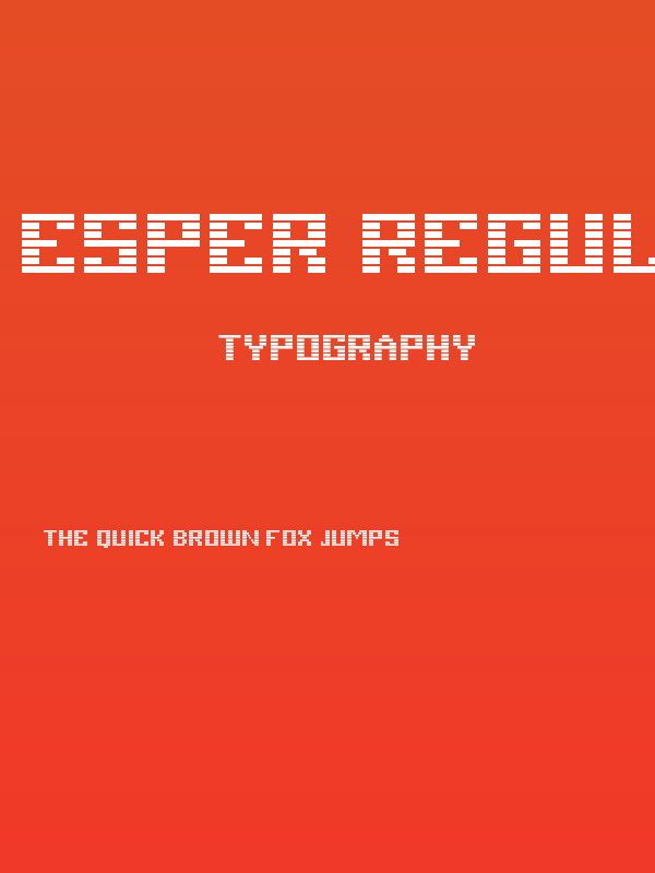 Esper Regular Poster