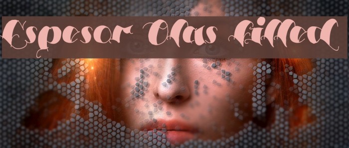 Espesor Olas Filled Font examples