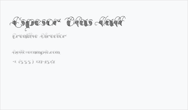 Espesor Olas Half Business Card