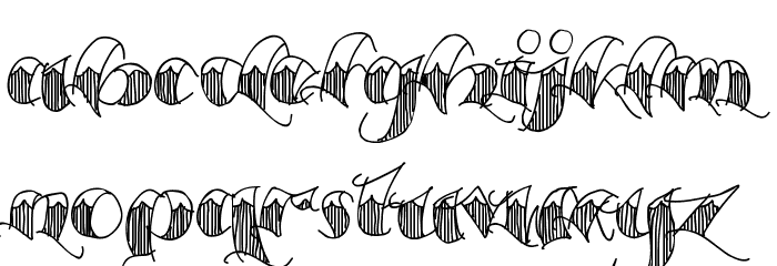 Espesor Olas Half Font LOWERCASE