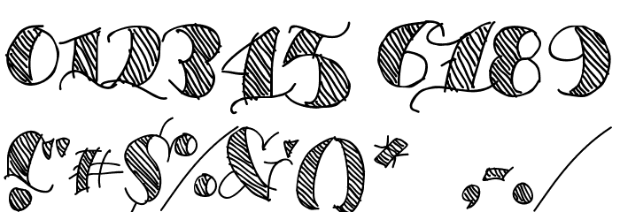 Espesor Olas Lines Font OTHER CHARS