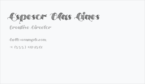 Espesor Olas Lines Business Card