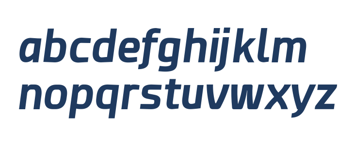 Esphimere Bold Italic Lowercase
