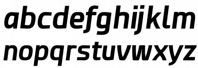 Esphimere Bold Italic Schriftart Kleinbuchstaben