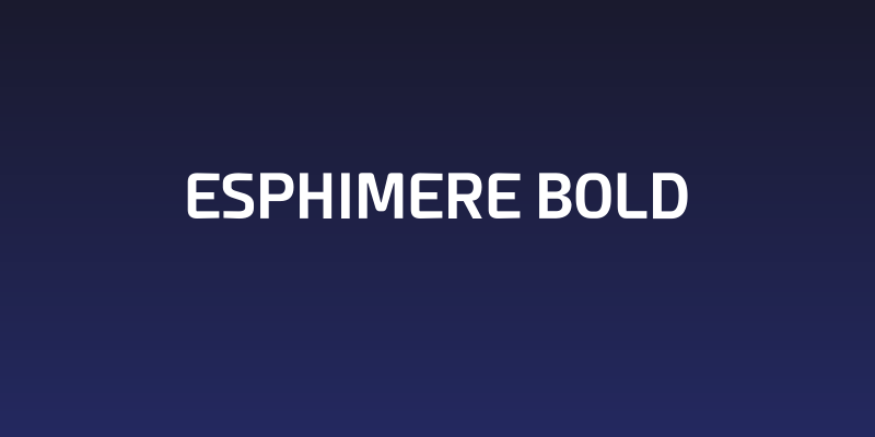Esphimere Bold Social Header