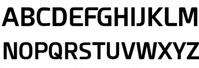 Esphimere Bold Font Litere mari