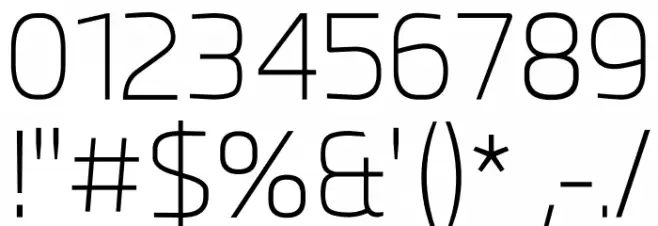 Esphimere Extra Light Font OTHER CHARS