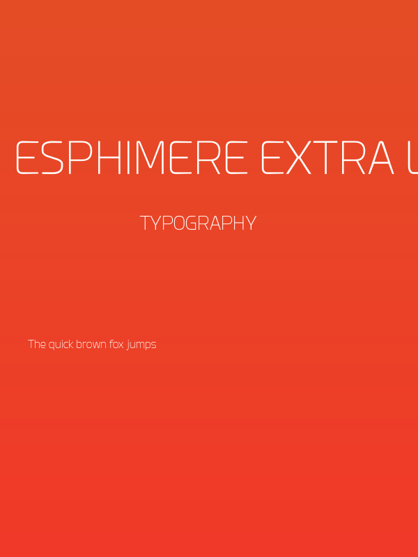 Esphimere Extra Light Poster
