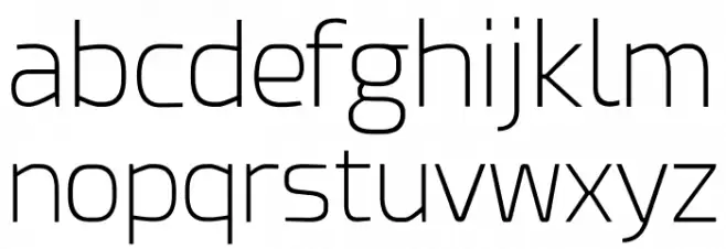 Esphimere Extra Light خط أحرف صغيرة