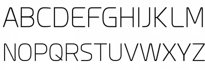 Esphimere Extra Light Polices MAJUSCULES