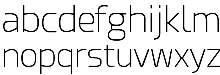 Esphimere Extra Light Font LOWERCASE