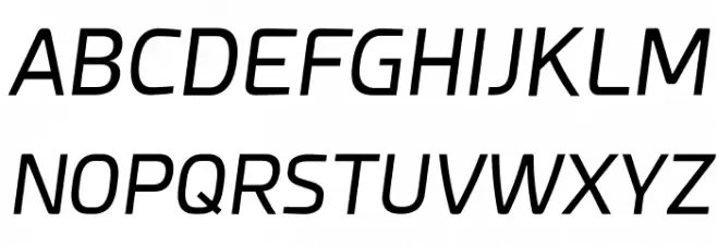 Esphimere Italic Font Litere mari