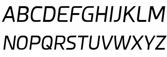 Esphimere Italic Font Litere mari