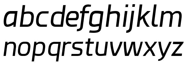Esphimere Italic Font LOWERCASE