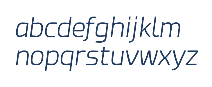 Esphimere Light Italic Lowercase