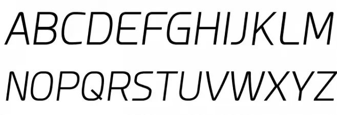 Esphimere Light Italic Font Litere mari