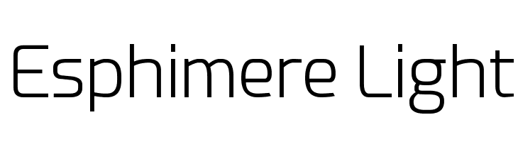 Esphimere Light Font