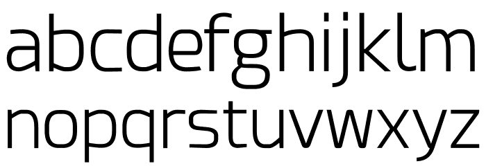 Esphimere Light Font LOWERCASE