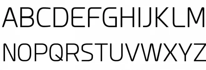 Esphimere Light フォント 大文字