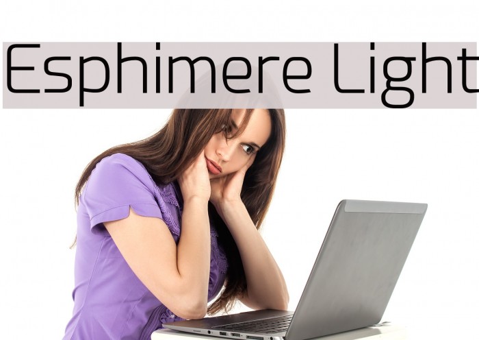 Esphimere Light Font examples