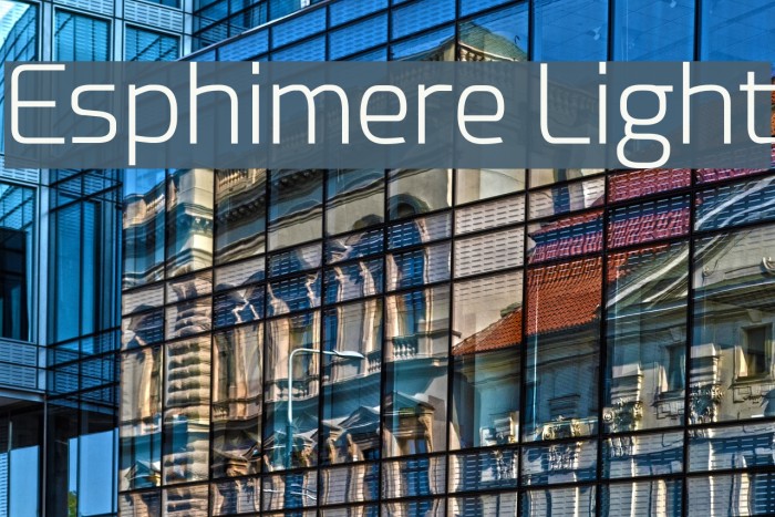 Esphimere Light Font examples