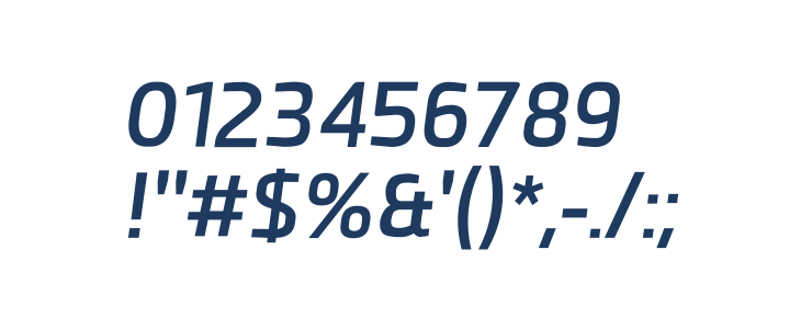 Esphimere Semi Bold Italic Other Characters