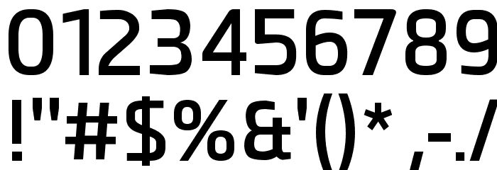 Esphimere Semi Bold Font OTHER CHARS