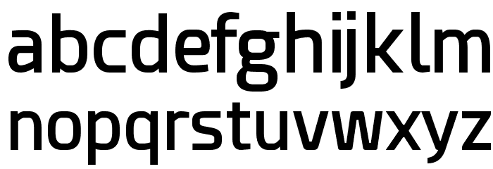 Esphimere Semi Bold Font LOWERCASE