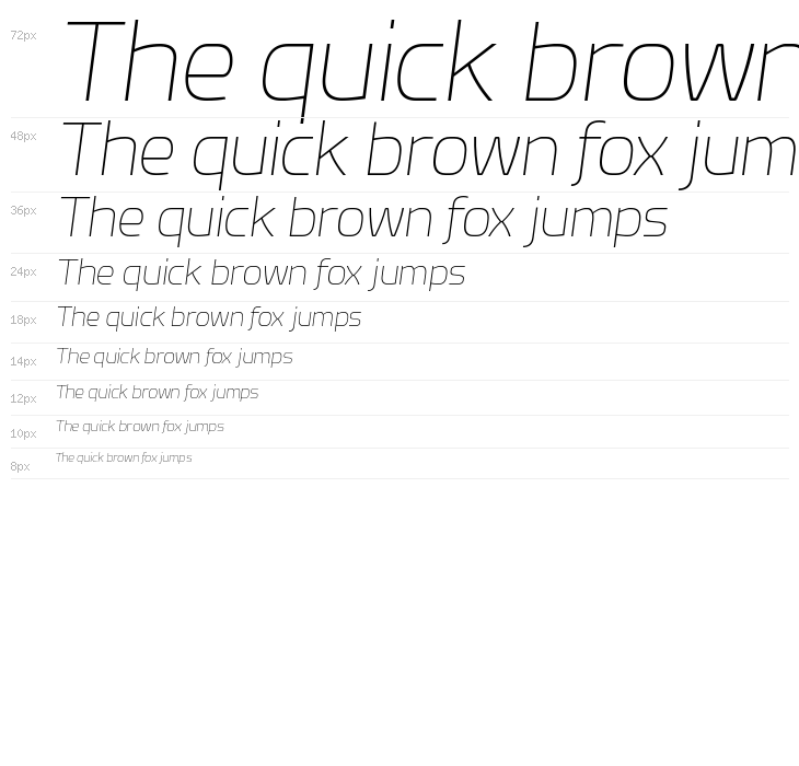 Esphimere Thin Italic Waterfall