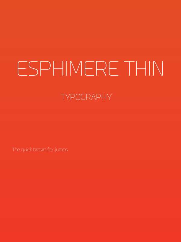Esphimere Thin Poster