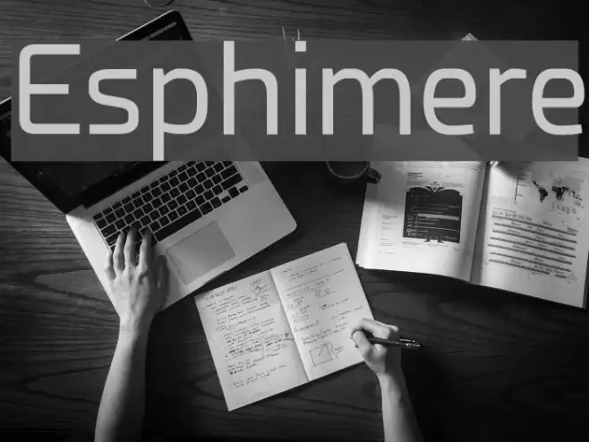 Esphimere Font examples
