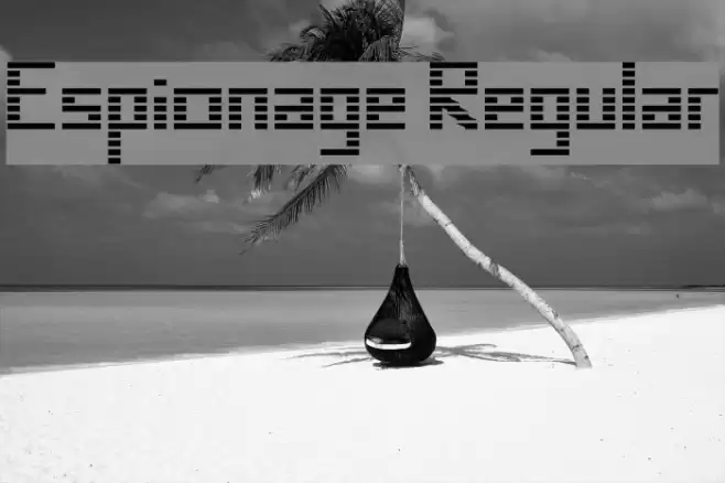 Espionage Regular Font examples
