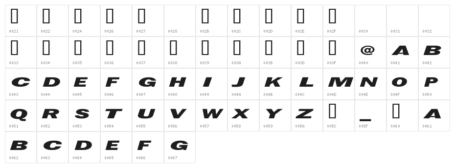 Espionage Character Map